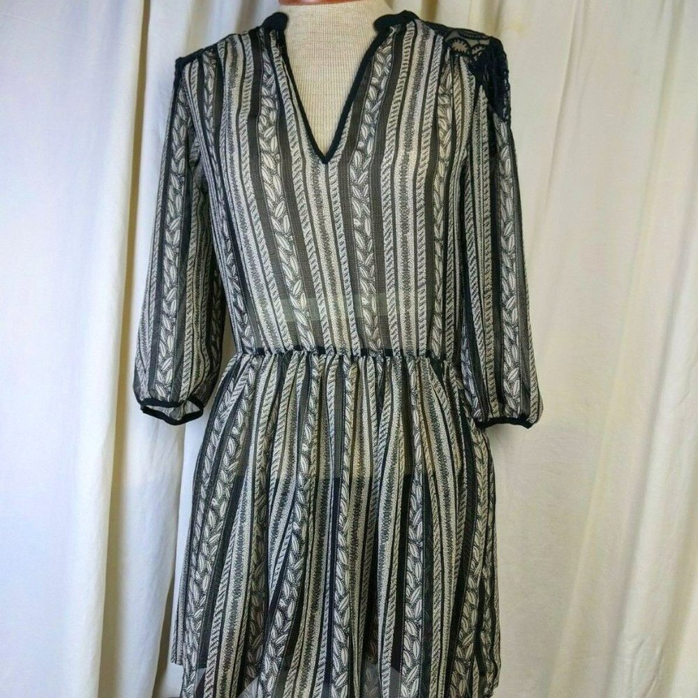 UO Long Sleeved Midi Shell Dress